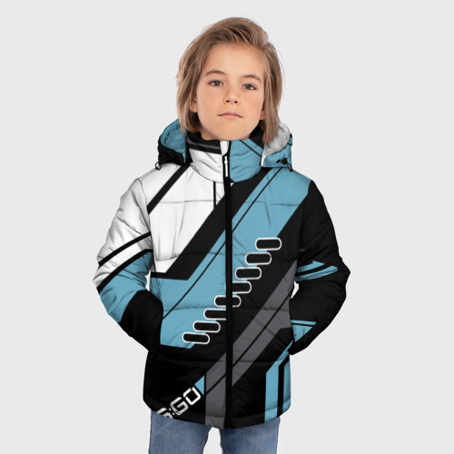 Зимняя куртка для мальчиков 3D cs:go - Vulcan Style (Вулкан), цвет черный - фото 3
