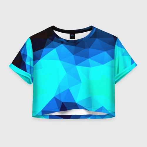 Женская футболка Crop-top 3D Pilygon Фото 01 Женская футболка Crop-top 3D Pilygon Фото 01