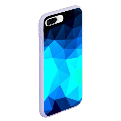 Чехол для iPhone 7Plus/8 Plus матовый Pilygon, цвет светло-сиреневый - фото 3