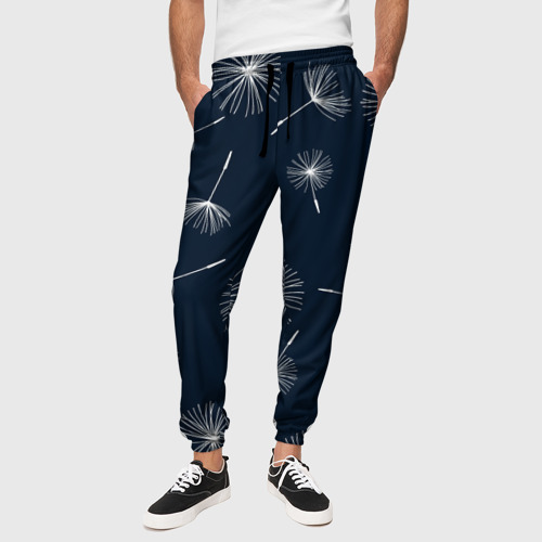 Мужские брюки 3D Одуванчик, цвет 3D печать - фото 4