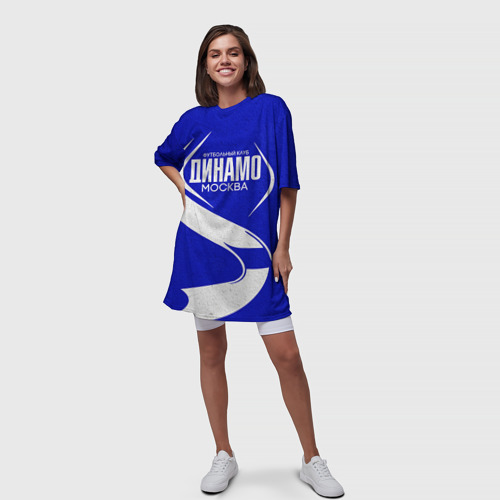 Платье-футболка 3D ФК Динамо, цвет 3D печать - фото 5