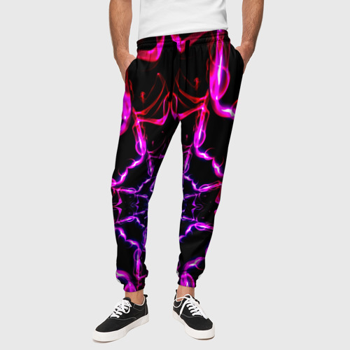 Мужские брюки 3D Паутина, цвет 3D печать - фото 4
