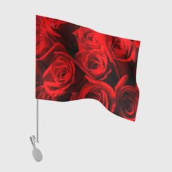 Флаг для автомобиля Розы