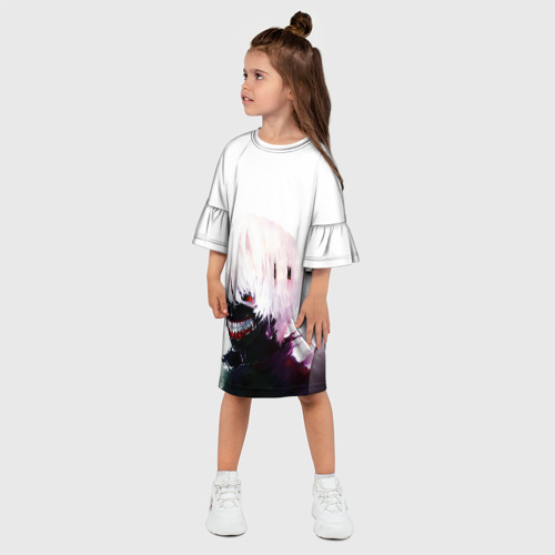 Детское платье 3D с принтом Smile, фото на моделе #1