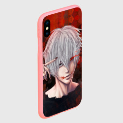 Чехол для iPhone XS Max матовый Red - фото 2