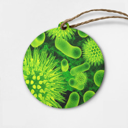 Деревянная игрушка круг Вирус