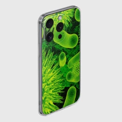 Чехол для iPhone 15 Pro силиконовый с защитой камеры Вирус - фото 2