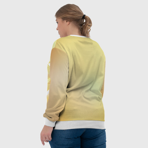 Женский свитшот 3D Yellow, цвет 3D печать - фото 7