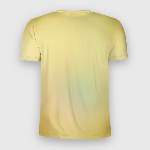 Мужская футболка 3D Slim Yellow, цвет 3D печать - фото 2