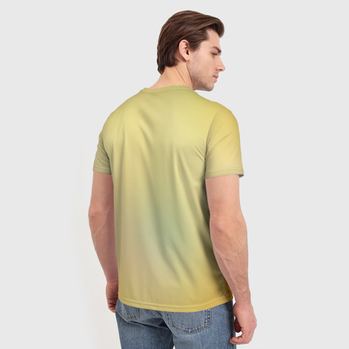 Мужская футболка 3D Yellow, цвет 3D печать - фото 4