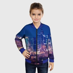 Детский бомбер 3D Ночная Москва - фото 2