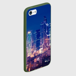 Чехол для iPhone 5/5S матовый Ночная Москва - фото 2