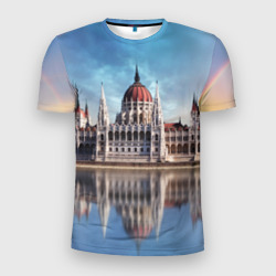 Мужская футболка 3D Slim Будапешт