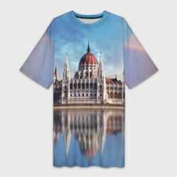 Платье-футболка 3D Будапешт