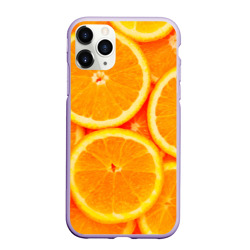 Чехол для iPhone 11 Pro матовый Апельсины