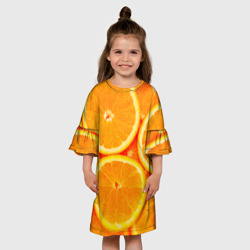 Детское платье 3D Апельсины - фото 2