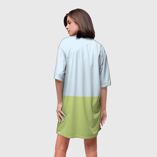 Платье-футболка 3D Мамуля, цвет 3D печать - фото 4