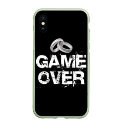 Чехол для iPhone XS Max матовый Game over