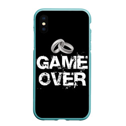 Чехол для iPhone XS Max матовый Game over