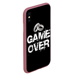 Чехол для iPhone XS Max матовый Game over - фото 2