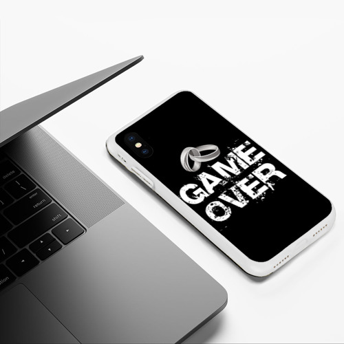 Чехол для iPhone XS Max матовый Game over - фото 5