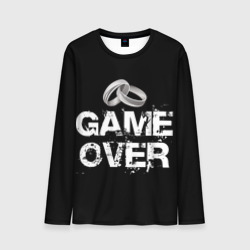 Мужской лонгслив 3D Game over