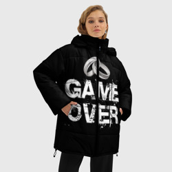 Женская зимняя куртка Oversize Game over - фото 2