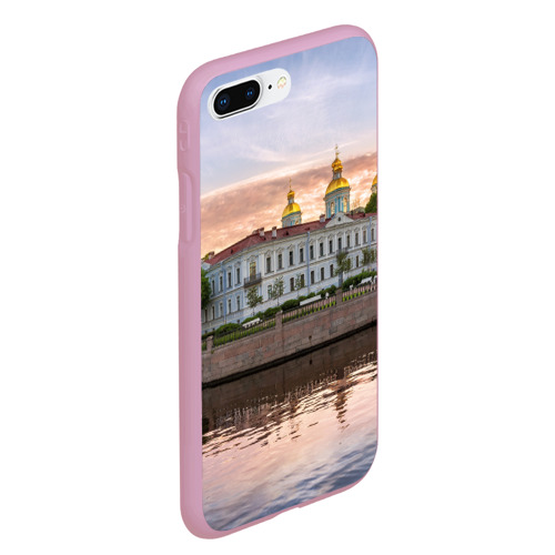 Чехол для iPhone 7Plus/8 Plus матовый Питер, цвет розовый - фото 3