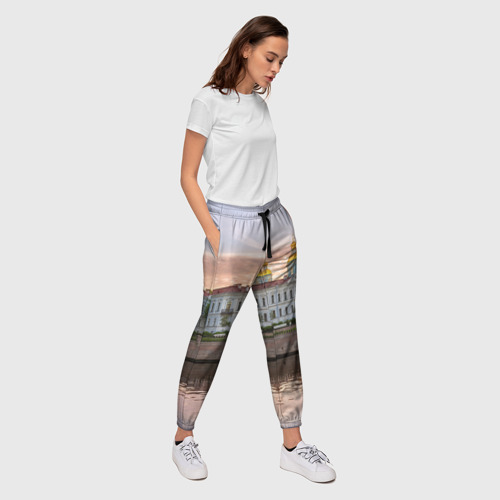 Женские брюки 3D Питер, цвет 3D печать - фото 5