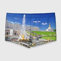 Мужские купальные плавки 3D Петергоф