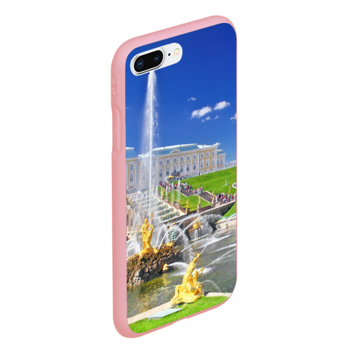 Чехол для iPhone 7Plus/8 Plus матовый Петергоф, цвет баблгам - фото 3