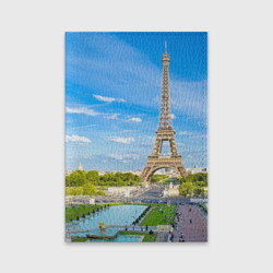 Обложка для паспорта матовая кожа Париж