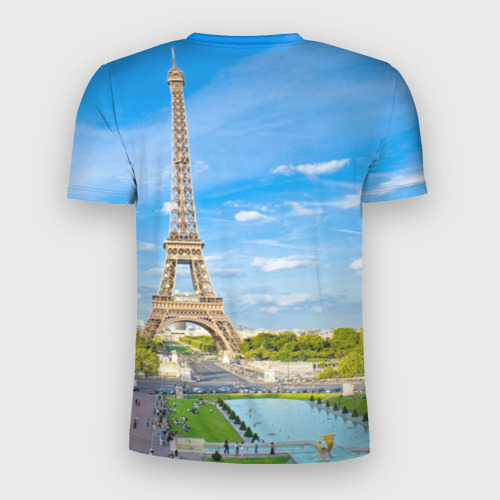 Мужская футболка 3D Slim Париж, цвет 3D печать - фото 2