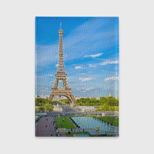 Обложка для автодокументов Париж, цвет красный - фото 2