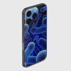 Чехол для iPhone 16 Pro силиконовый с защитой камеры Молекула - фото 2