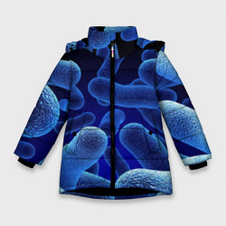Зимняя куртка для девочек 3D Молекула