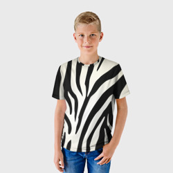 Детская футболка 3D Раскрас зебры - фото 2