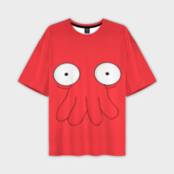 Мужская футболка oversize 3D Zoidberg