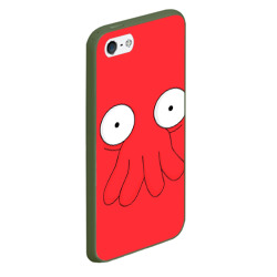 Чехол для iPhone 5/5S матовый Zoidberg - фото 2