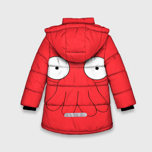 Зимняя куртка для девочек 3D Zoidberg, цвет черный - фото 2