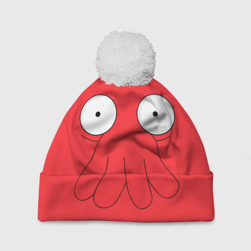 Шапка 3D c помпоном Zoidberg, цвет 3D печать