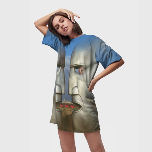 Платье-футболка 3D Pink Floyd. The Division Bell, цвет 3D печать - фото 3