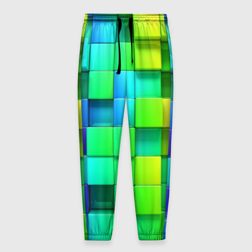 Мужские брюки 3D Кубики