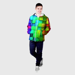 Мужская куртка 3D Кубики - фото 2