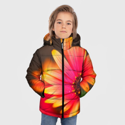 Зимняя куртка для мальчиков 3D Цветы - фото 2