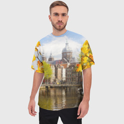 Мужская футболка oversize 3D Amsterdam - фото 2