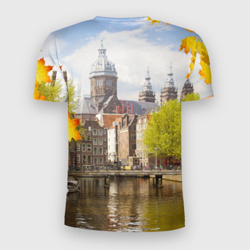 Мужская футболка 3D Slim Amsterdam, цвет 3D печать - фото 2