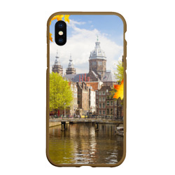 Чехол для iPhone XS Max матовый Amsterdam