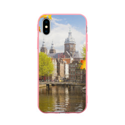 Чехол для iPhone X матовый Amsterdam