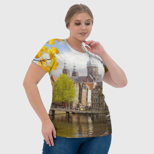 Женская футболка 3D Amsterdam - фото 6
